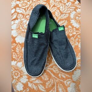 Sanuk Men's Charcoal Slip-On Loafers